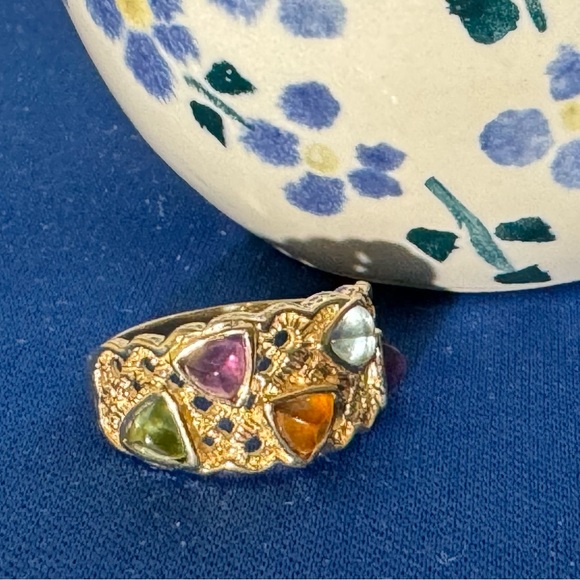 Multiple gemstone ring - Picture 4 of 5